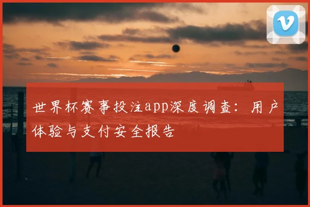 世界杯赛事投注app深度调查：用户体验与支付安全报告